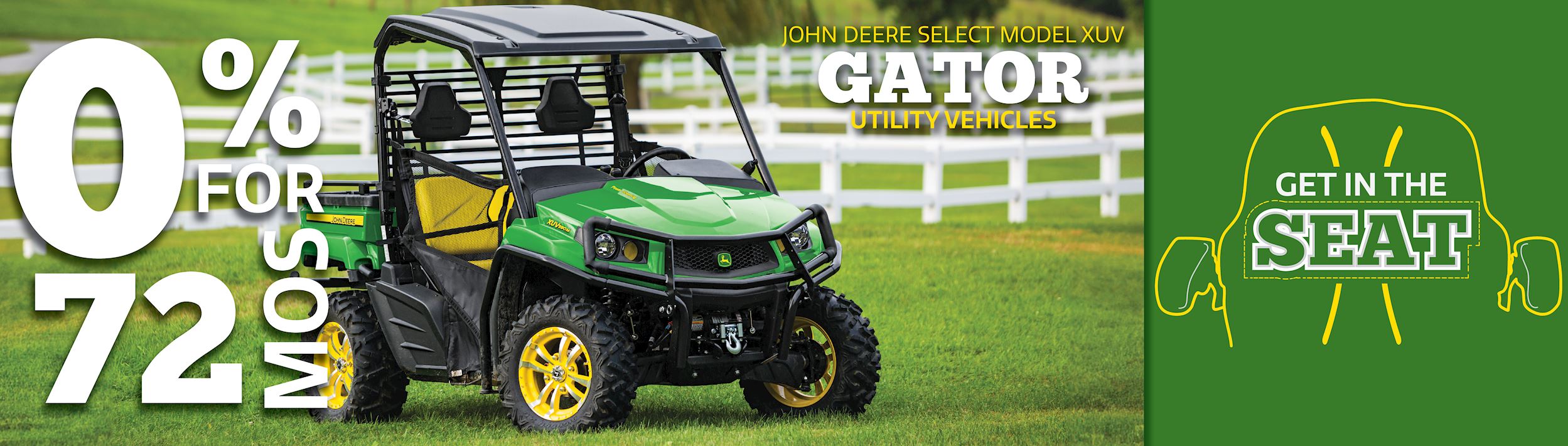 Right now get 0% for 72 months on select Gators!
