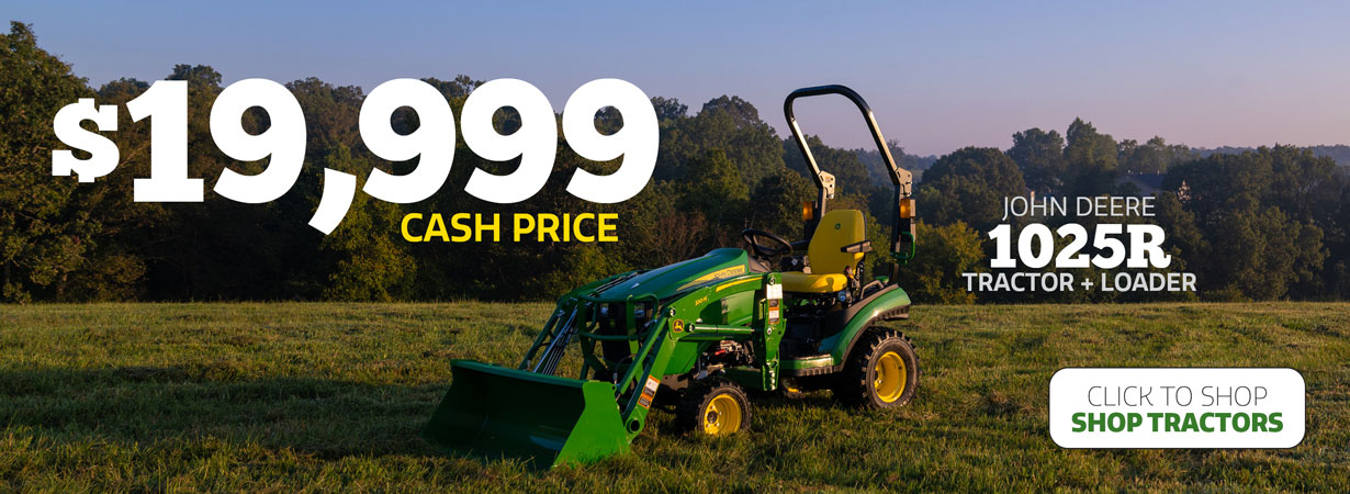 1025R Tractor Loader Cash Price