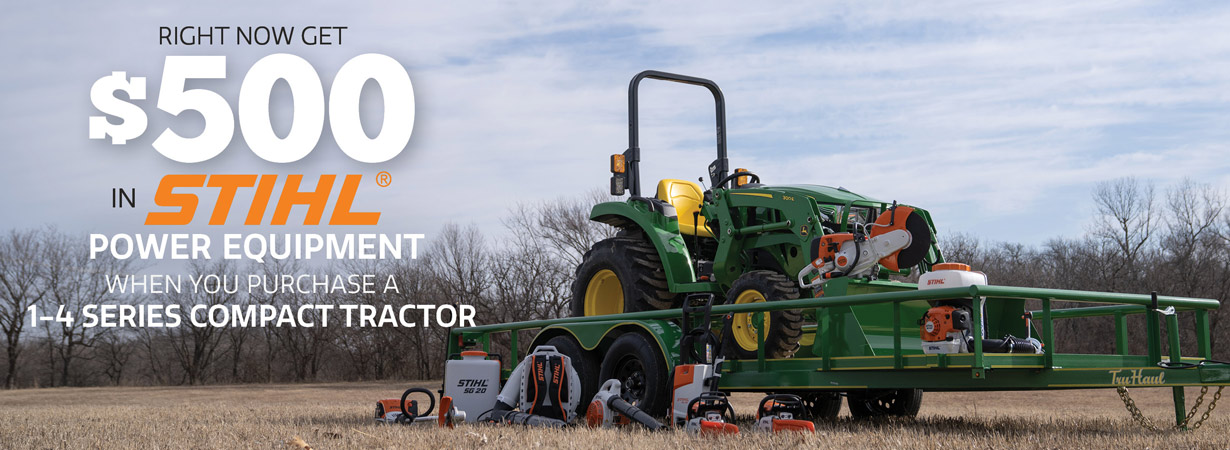 Get $500 in STIHL with Tractor Purchase 